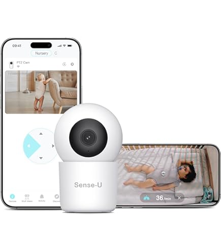 Amazon.com: Sense-U Pro Smart Baby Monitor Bundle with 2.5K QHD 