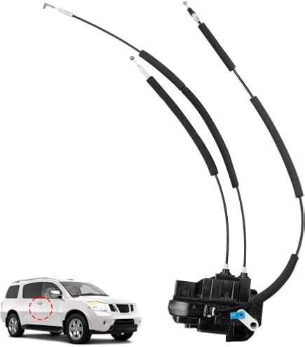 La Pequeña Gran Pieza: Perilla Pestillo Puerta OEM Nissan Armada Titan (80596-7S000) Color Negro
