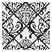 Sweet Jojo Designs Black and White Isabella Fabric Memory/Memo Photo Bulletin Board