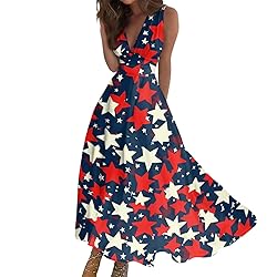 CHRATLHI 4th of July Dresses for Women 2025