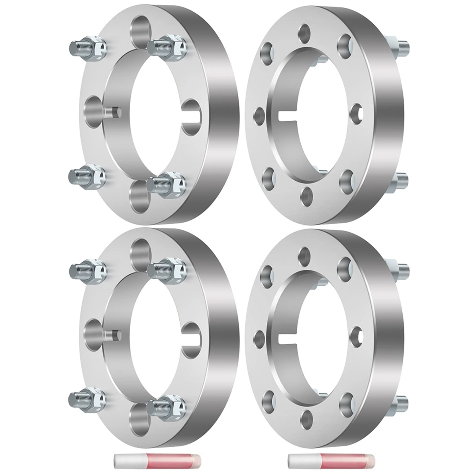 Photo 1 of ECCPP 4PCS 4 Lug Conversion Wheel Adapters change bolt pattern from 4x137 to 4x156 1.25" inch fit for 2003-2011 for Kawasaki Bayou 250 2011-2015 for Can-Am Commander 800