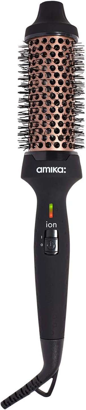 Amika Blowout Babe Thermal Brush - Ceramic Ionic Infrared Heat - Smooth Styling
