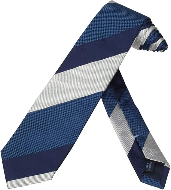 Amazon フランコ バッシ Franco Bassi ネクタイ マイクロチェックストライプ E08 ネイビー ブルー ネクタイ 通販