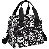 Kolabimo Dog Print Insulated Lunch Bag for Women Men Large Reusable Lunch Box with Adjustable Shoulder Strap & Zipper Leakproof Cooler Tote Bag for Work Offices Picnic Travel