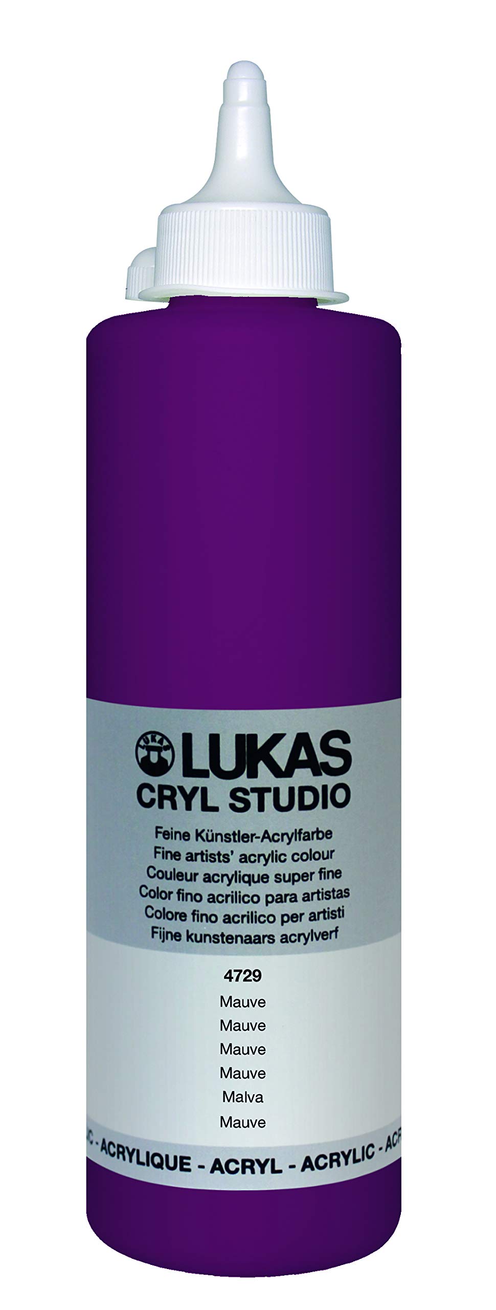 LUKAS Cryl Studio 500ml Premium Quality Acrylic Paint, Mauve