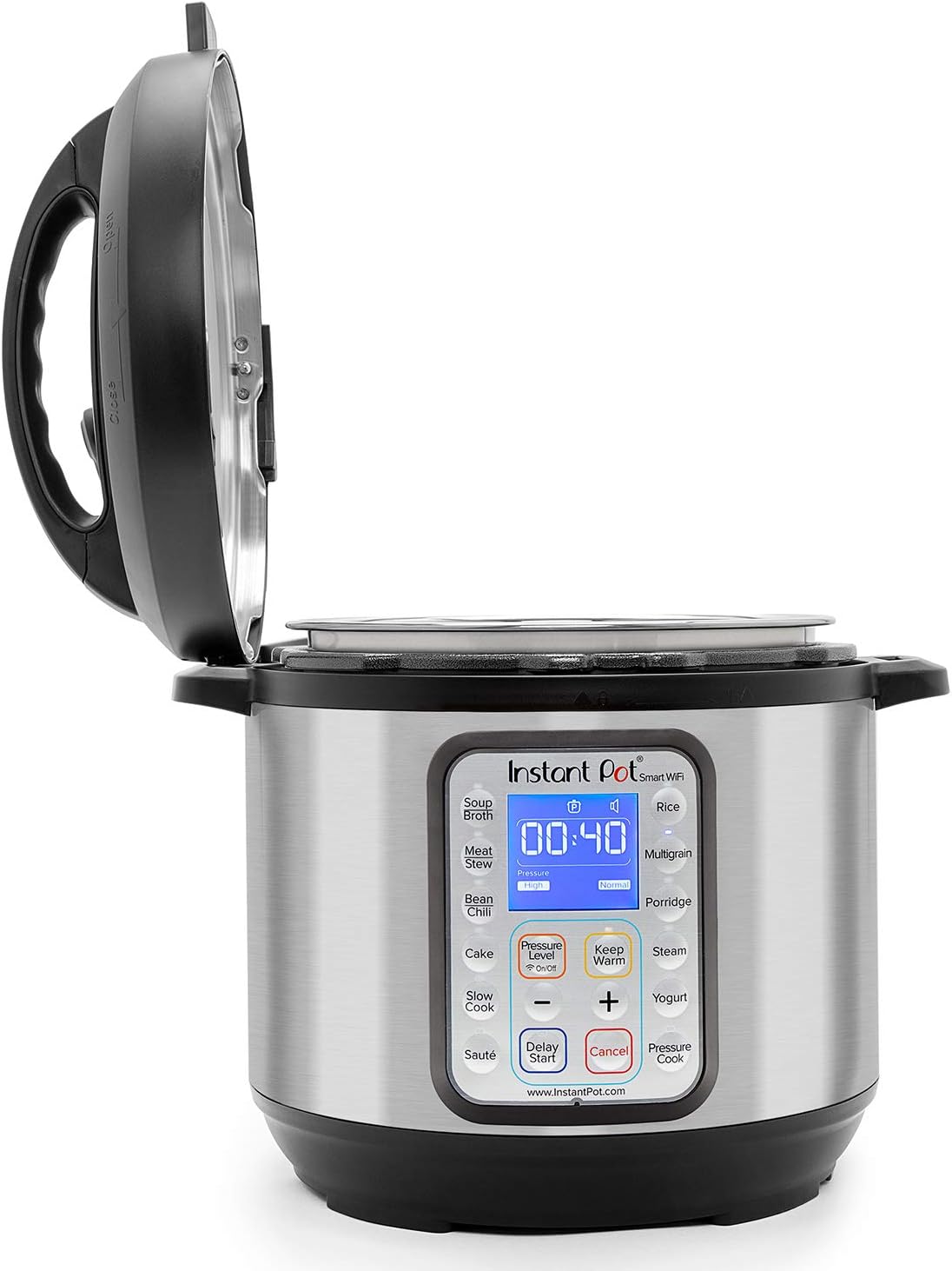 Instant Pot Smart WiFi 8-in-1 Electric Pressure Cooker, Sterilizer, Slow Cooker, Rice Cooker, Steamer, Saute, Yogurt Maker, Cake Maker, and Warmer, 6 Quart, 13 One-Touch Programs: Kitchen & Dining