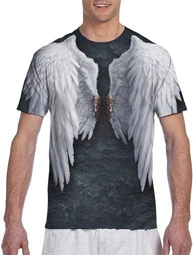 mens angel shirt