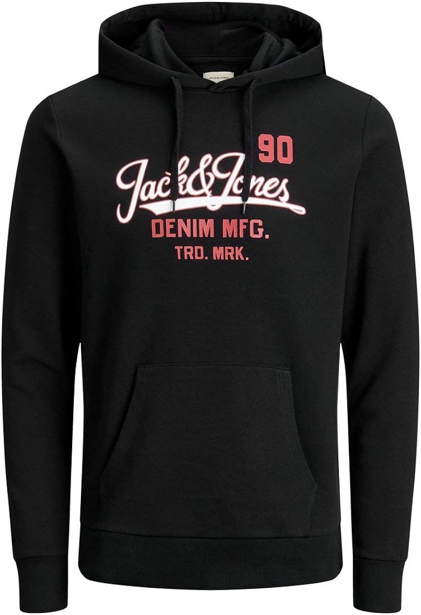jack and jones logo hoodie