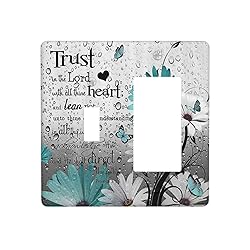 Farm Teal Daisy Floral Bible Verse Inspirational