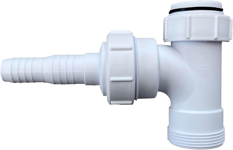 PlumbEZ Multi-Fit Waste Trap Adaptor Tee with Nozzle 40mm 1.1/2" BSP
