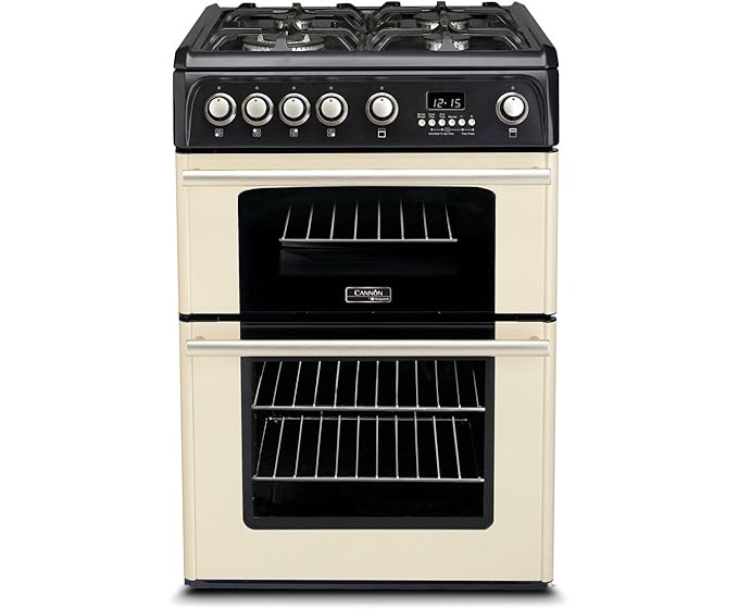 Cannon by Hotpoint CH60GPCF Freestanding Gas A+/A Rated Cooker Cream