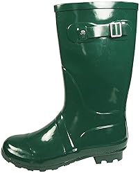 NORTY Waterproof Rain Boots for Women Size 6, Mid