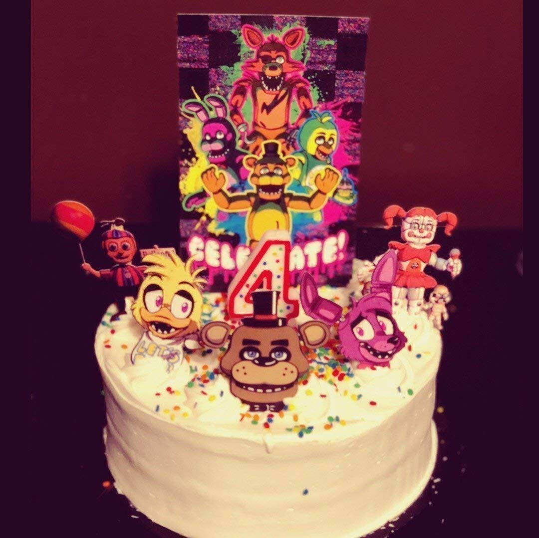 Topper Per Tartaruga FNAF Con Glitter A Doppia Italia - Foto 4