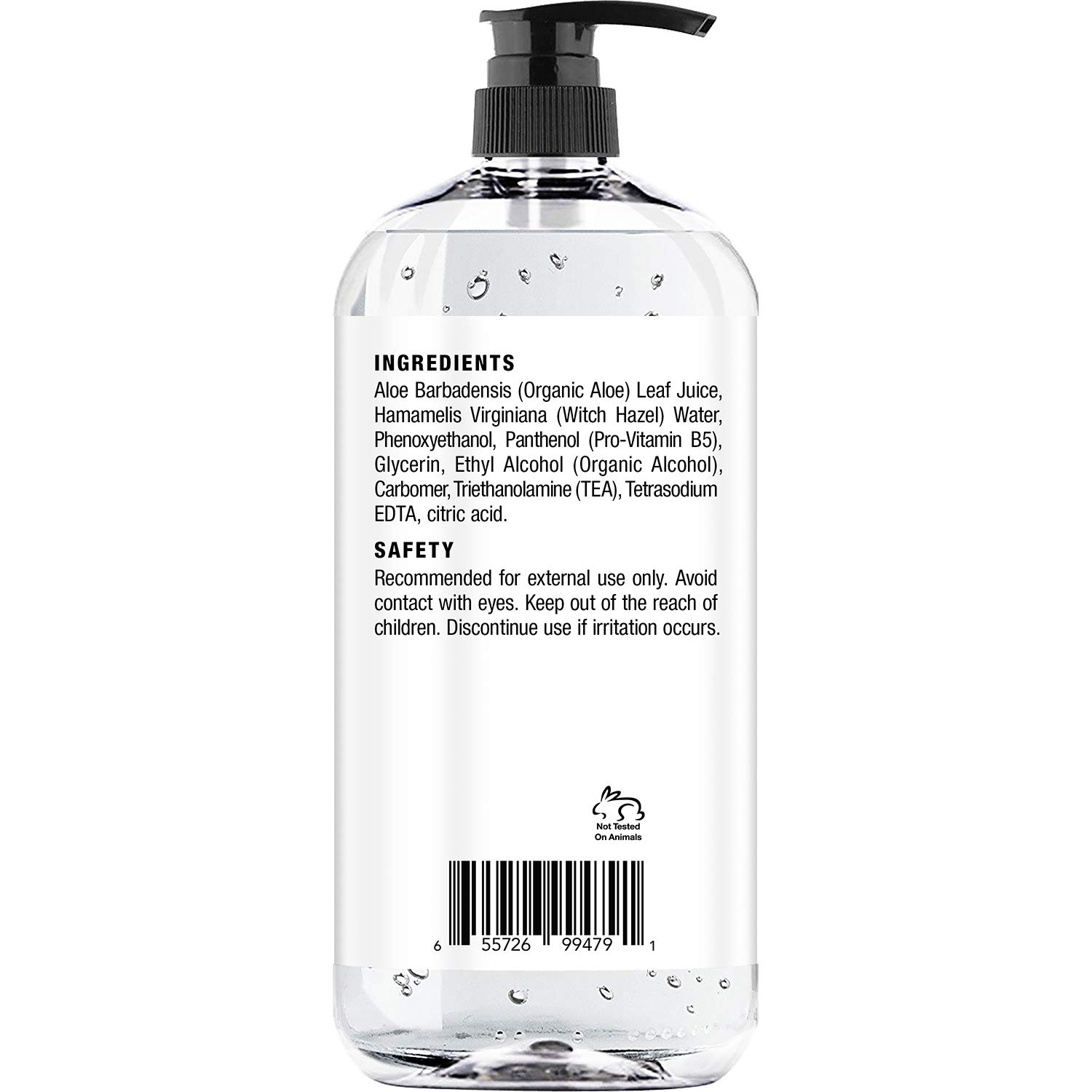 Hair Gel for Men & Woman - Styling with Organic Aloe Vera & Witch Hazel - 16 fl oz : Beauty
