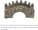 sourcing map Miniature Resin Arch Bridge for Fish Tank & Garden Decor view 4
