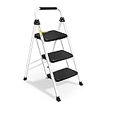 HBTower Step Ladder, Folding Step Stool with Wide