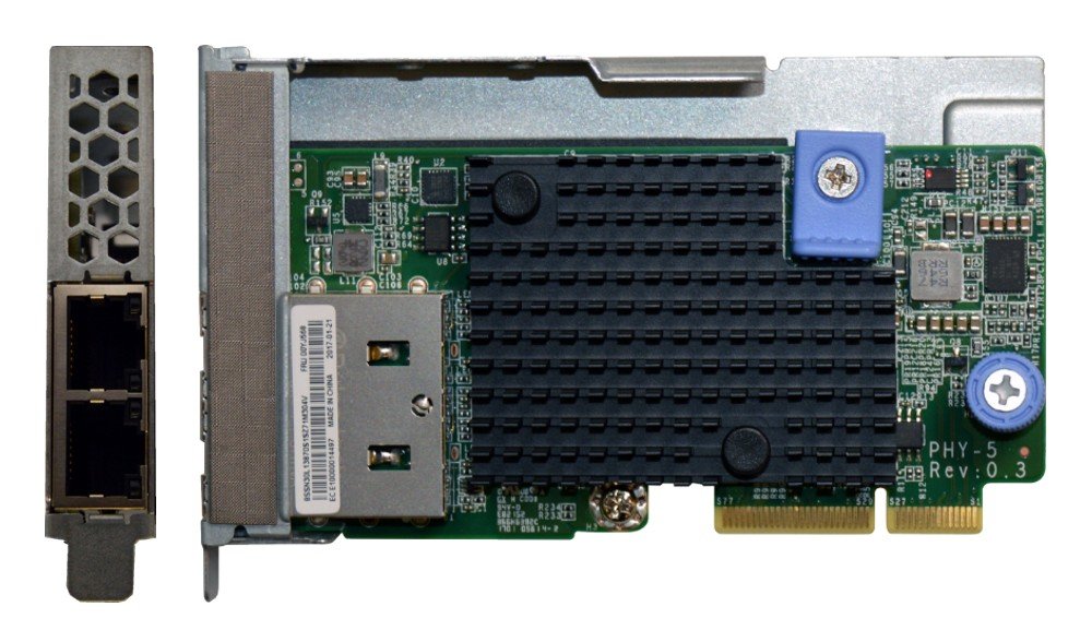 Lenovo 7zt7 a00548 Internal Ethernet Network Card and Adapter – Internal Network Card and Adapters (10000mbit/S; Wired; PCI-E; Ethernet; 10000 Mbit/s, Metal, Green)