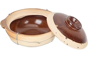 Luxshiny 1 set Kitchen Cooking Pot Chinese Pottery Clay Pot Ceramic Stew Pot Casserole with Handle Stockpot with Lid Cookware