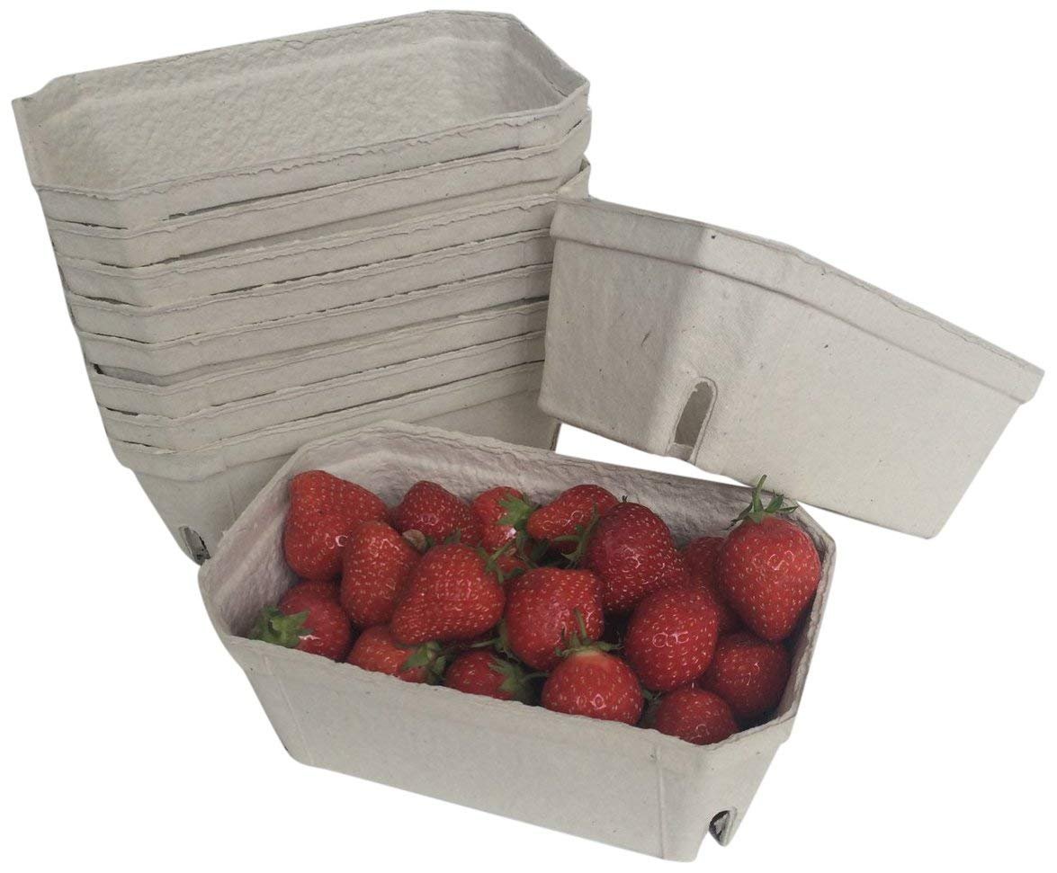 Nutley's Biodegradeable Fibre Fruit Punnets (100, 500g)