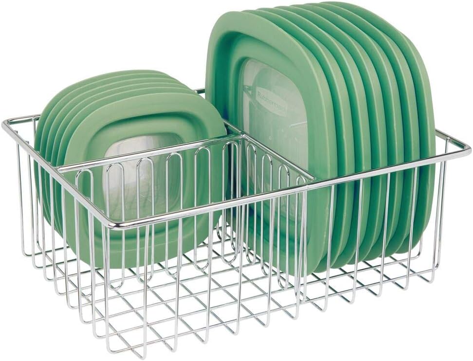 mDesign Kitchen Storage Container — Kitchen Storage Box with 3