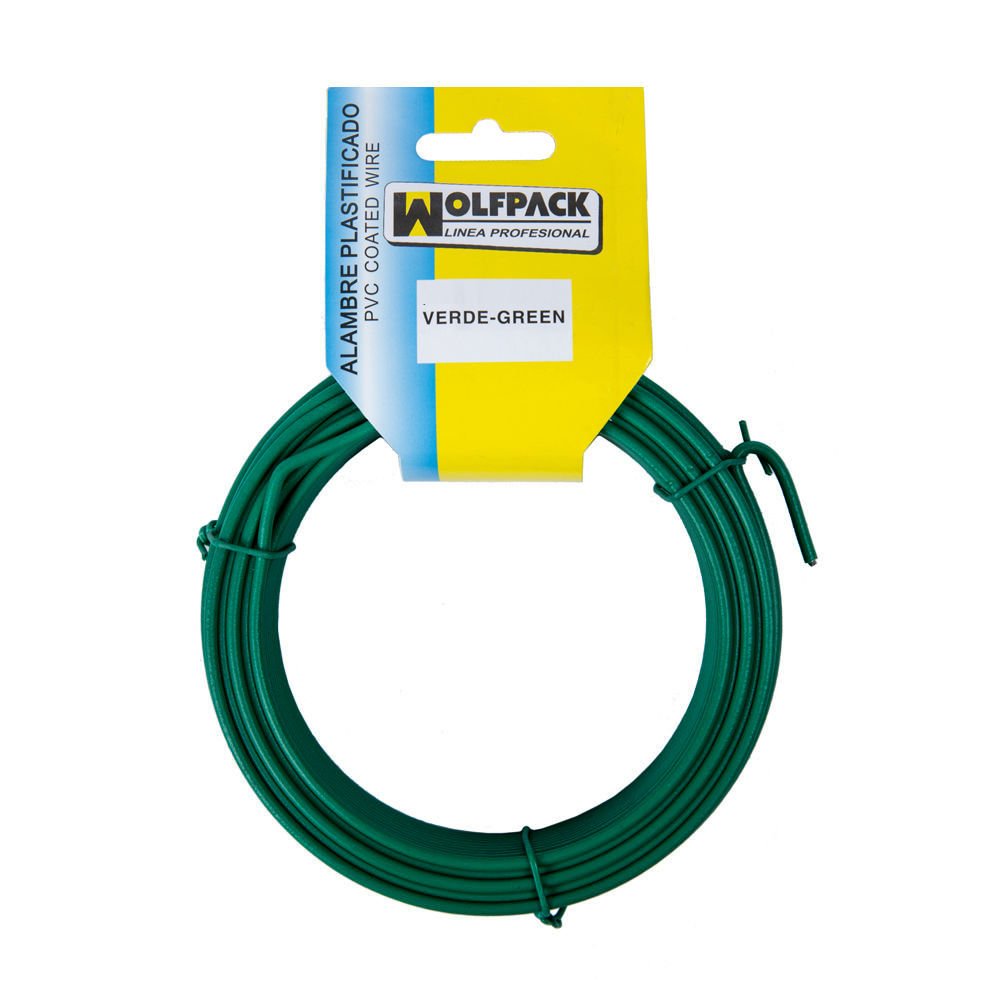 Maurer 1010518 – Plastic-Coated Wire Roll (25 Metres), Size 16/2.7 mm, Green