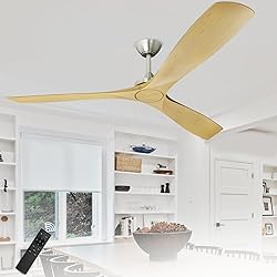 Depuley 60 Inch Large Ceiling Fan No Light with