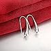 KOREA-JIAEN Fashion Earrings S925 Sterling Silver Plated Base Dangle Earring Jewelry (water-drop)