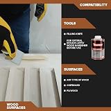Toupret Wood Filler Professional-Grade 1.25 kg Pre-Mixed Interior Exterior view 2