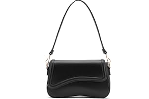 NIUEIMEE ZHOU Small Shoulder Bag for Women Retro Vegan Leather Crossbody Bags Tote HandBag Underarm Purses