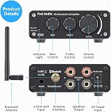 Fosi Audio BT10A Bluetooth 5.0 Amplifier 50W x 2 Pa3116D2 UK Power view 3