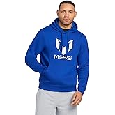 Messi mens Mesh Fleece Hoodie, Hooded Pullover Sweatshirt With Drawstring, Comfortable Fit