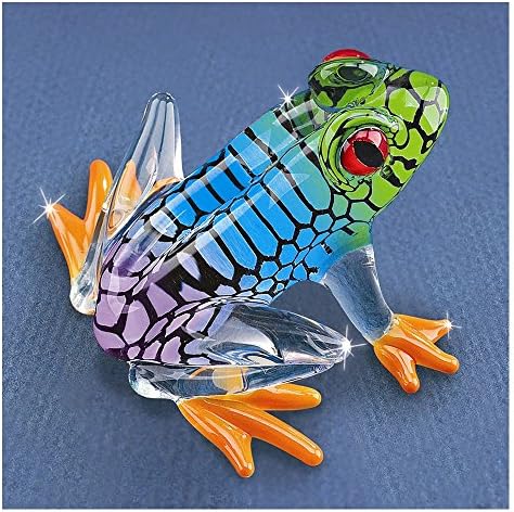Island Hopper Frog Glass Figurine
