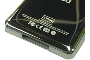 AMNOOL Stainless Steel Metal Back Housing Cover Case Repair Replacement for iPod Classic 6/7th Video 5/5.5th Thin (256G)