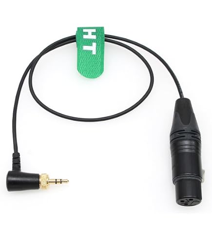 Mini-XLR Auf 3,5mm-Kabel Für Canon C70 – 20 Cm, TA3M Auf TRS, Schwarz