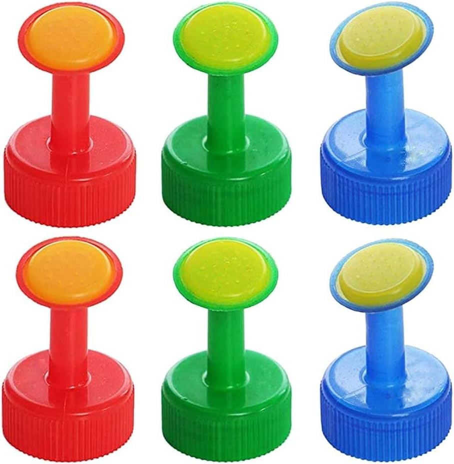 6Pcs Bottle Top Waterers Plastic Plant Waterers Sprinkler Plant Watering Seed Seedling Irrigation for 30mm Drinking Bottles Seed Seedling Garden Irrigation Watering Cans Watering Equipment