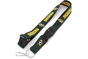 AMINCO NFL Throwback Lanyard - Safety Breakaway Neck Lanyard - ID Badge Holder