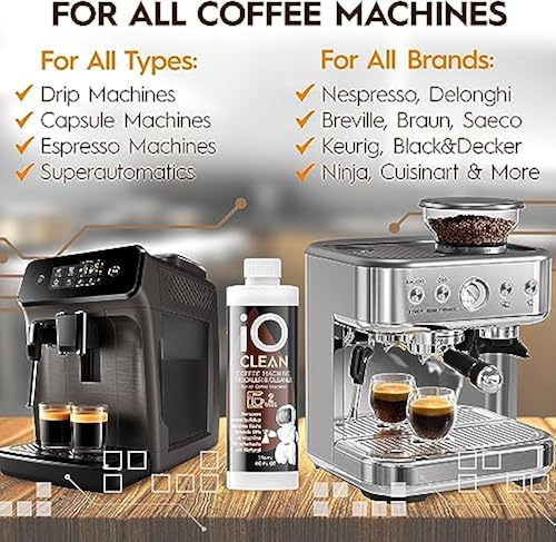 Machine Cleaner Descaling Braun Coffee Maker IO CLEAN Descaling