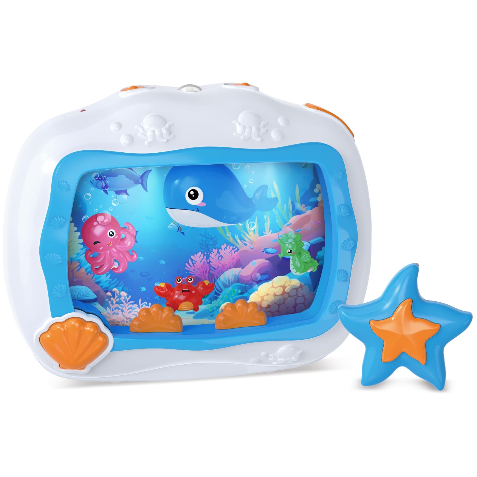 Photo 1 of Baby Sleep Soother Musical Toy, Sound Machine with Light & Soothing Sounds, Infant Crib Mobile Hanging & Car Travel Toy, Sensory Dream Soother for Newborns 0-3 Years