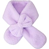 YATANAM Girls Scarf Fuzzy Fleece Kids Scarves Winter Warm Scarf Toddler Adjustable Soft Neck Warmer