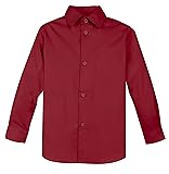 Spring Notion Baby Boys' Long Sleeve Dress Shirt 9M