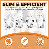JJ PRIME 48 Assorted Wall Mounted Tool Clips Springs Terry Clips Set view 3