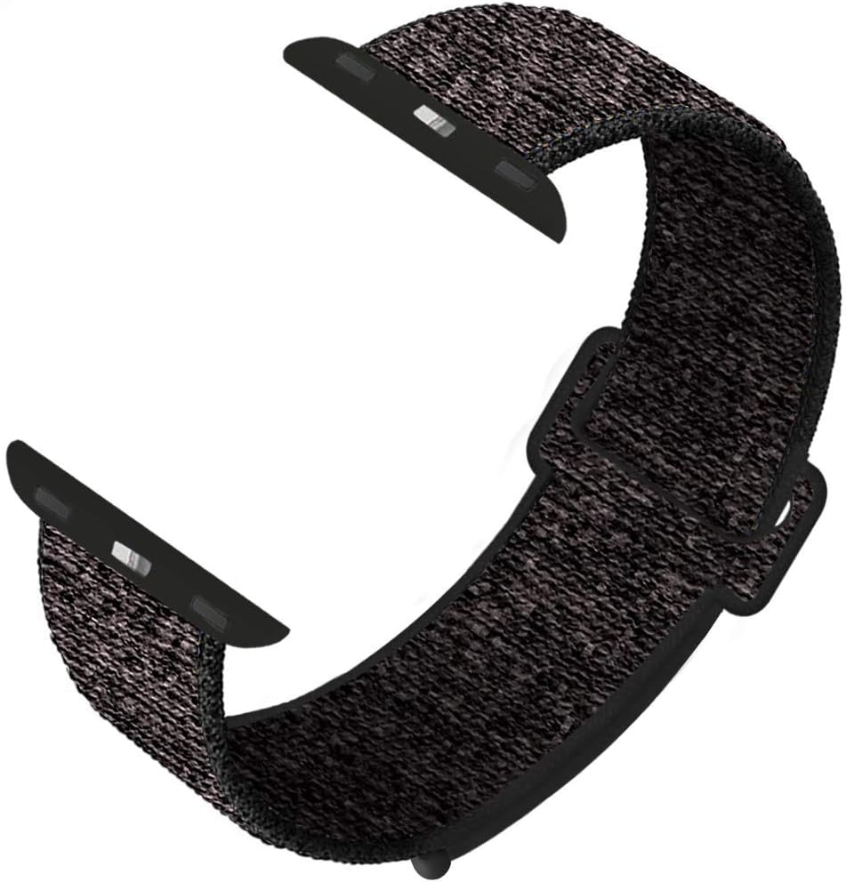 Suwikeke Compatible with Apple Watch Sport Loop Band 38mm 40mm 42mm 44mm,Lightweight Breathable Nylon Replacement Band Compatible with iWatch Series 1, Series 2, Series 3, Series 4