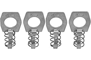 RV Water Heater Cover Latch 4 Pieces Water Heater Cam Lock Stainless Steel Door Cover Latch Fastener Silver Color for RV