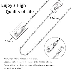 Jewlpire 925 Sterling Silver Chain for Women Girls