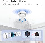 Wisualarm Smoke Alarm 10 Year Battery EN14604 UKCA 3 Pack view 3