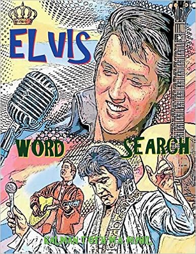 Elvis Word Search 133 Extra Large Print Entertaining Themed - 