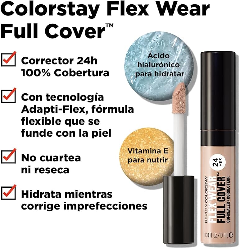 ColorStay Flex Wear Corrector de larga duración,040 Medium