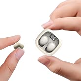 Smallest Invisible Mini Earbuds Wireless Bluetooth Low Profile Micro Tiny | Discreet Hidden Earbuds for Work, Small Headphones, Invisible Sleep Wireless Earphone IPX5 Waterproof for Small Ear Canals