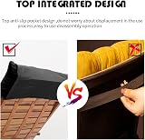 DKIEI Sun Lounger Cushion Replacement 160x50x8cm Black Anti-slip Straps view 4