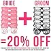 Bridal Bachelorette Party Favors - Wedding Kit - Bride & Bridesmaid Party Sunglasses - Set of 6 Pairs - Go Selfie Crazy - Themed Novelty Glasses for Memorable Moments & Fun Photos (6pc Set, Pink)